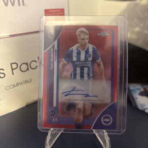 Tom Watson /5 Auto Rc Brighton  Premier League Chrome Red for sale on Ebay