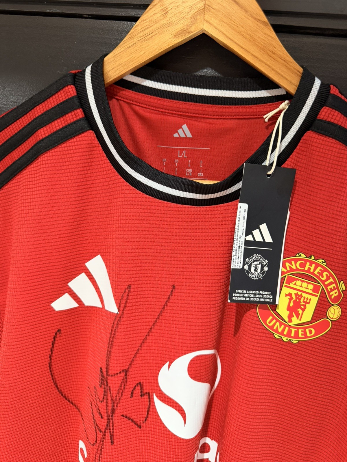 Angry Ginge Signed Manchester United Shirt – Charity Auction for sale on Ebay