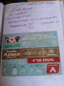 Hand Of God Official Ticket Very Rare Mexico 86 Cheapest On Ebay for sale on Ebay