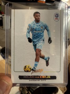 Milan Van Ewijk Coventry City Blank Slate Case Hit 2025-26 EFL Prestige Panini for sale on Ebay