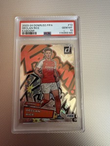 Panini Donruss 2023-24 -  Declan Rice Kaboom - Arsenal -  PSA 10 for sale on Ebay