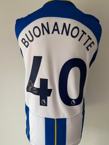 Signed FACUNDO BUONANOTTE Shirt - Brighton And Hove Albion -PROOF/COA- for sale on Ebay