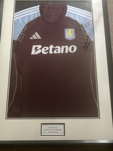 Aston Villa 2025/26 Signed Shirt for sale on Ebay
