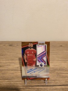 Mohamed Salah Matchball Auto /25 Case Hit Liverpool Topps Premier League Merlin for sale on Ebay