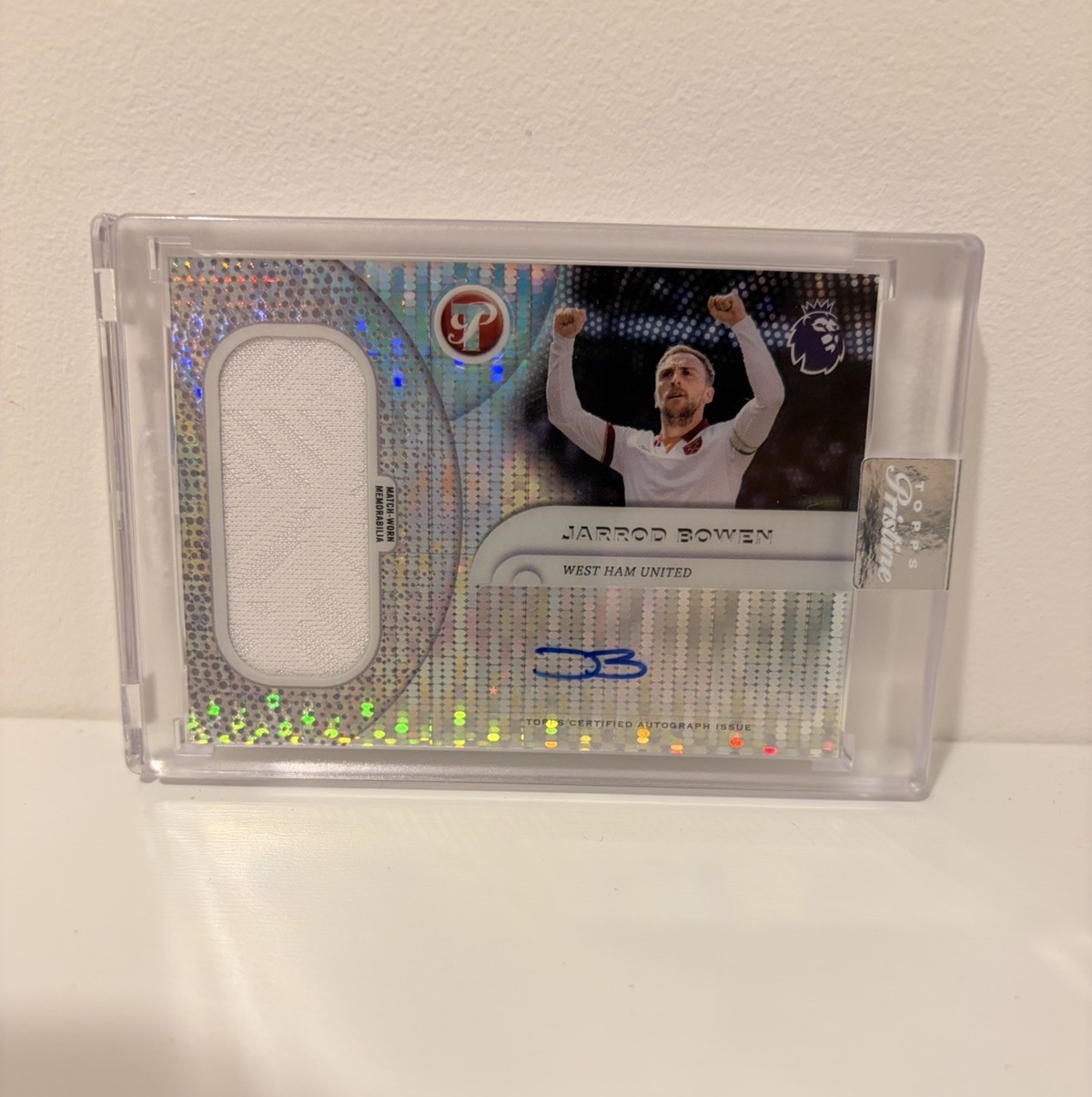 Topps Pristine Premier League 25/26 Jarrod Bowen Match-Worn Relic Auto West Ham for sale on Ebay
