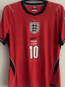 England v Panama Jude Bellingham Signed World Cup Shirt 27th July. for sale on Ebay