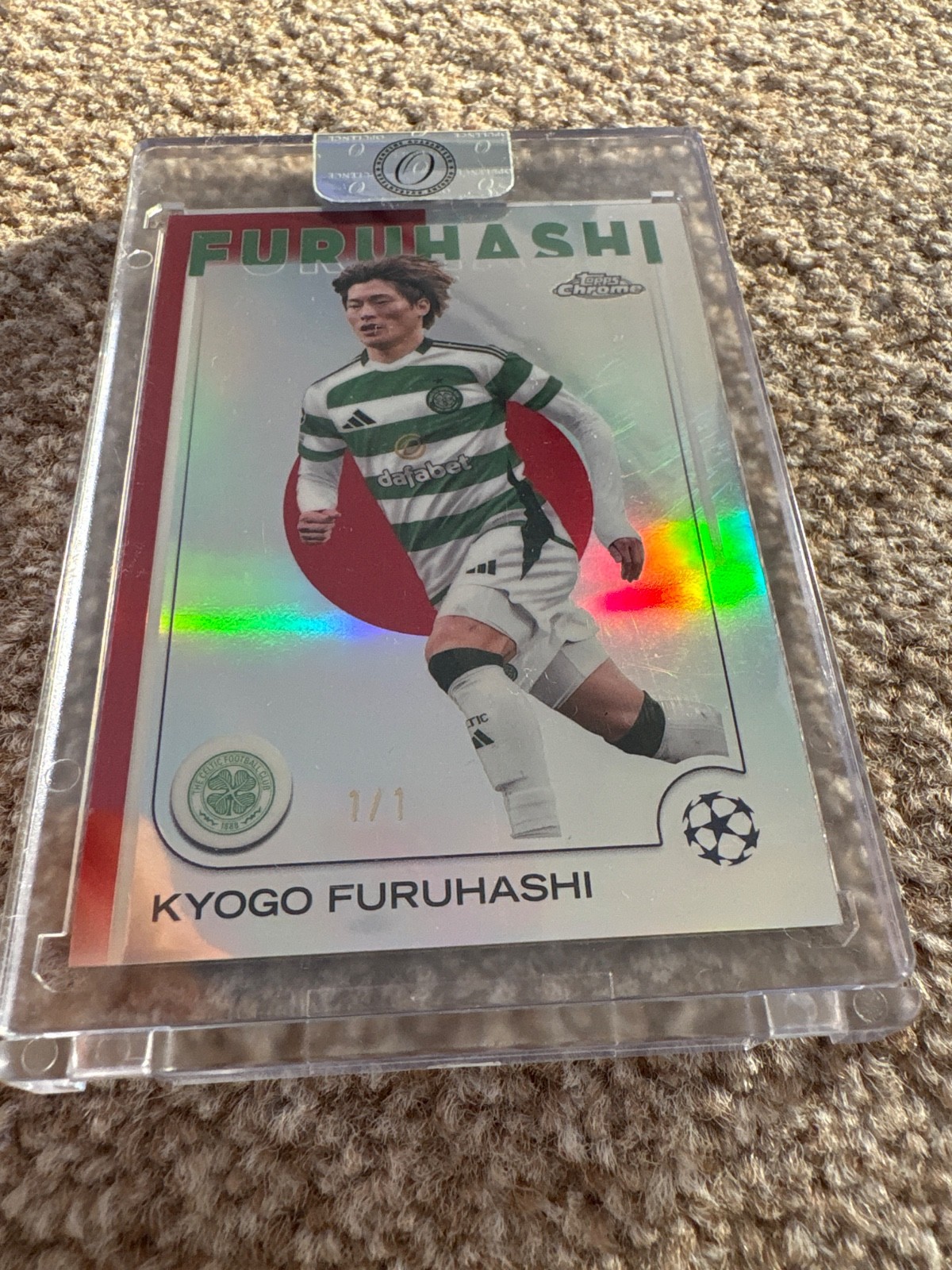 1/1 CELTIC kyogo furuhashi for sale on Ebay