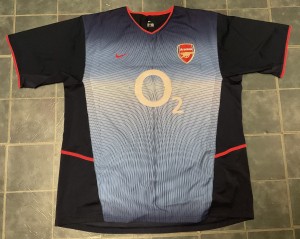 ARSENAL LONDON 2002 2004 AWAY FOOTBALL SHIRT NIKE 184998 sz XL for sale on Ebay
