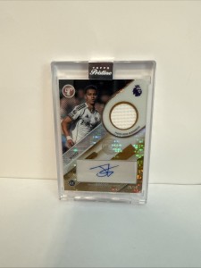 Josh King RC Fulham Auto Patch /50 Player Worn Topps Pristine PremLeague 2026 for sale on Ebay