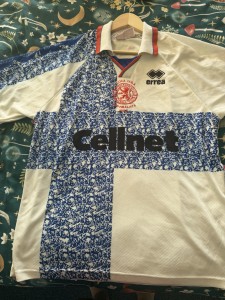 Middlesbrough FC Shirt 96/97 Season . Errea In Large for sale on Ebay