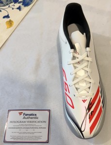 Lionel Messi Signed/Autographed White Adidas Soccer Futbal Cleat Fanatics COA for sale on Ebay