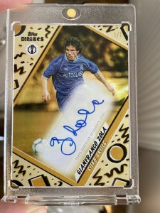2025 Topps Decades UCC Gianfranco Zola.  Silky Skills - Auto - Gold  1/1 Chelsea for sale on Ebay