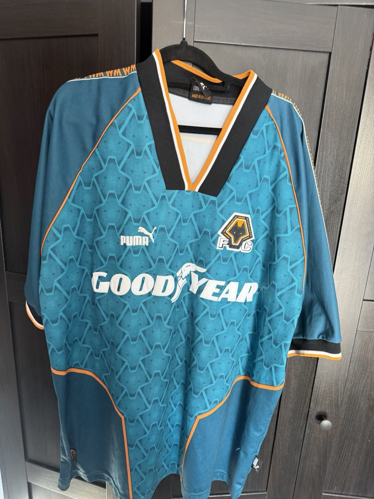 Original Puma Wolverhampton Wanderers Wolves 1996/1997 Away Shirt Mens XL for sale on Ebay