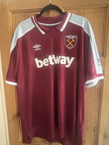 West Ham Home Shirt 2021 -2022 3XL XXXL Excellent Condition for sale on Ebay