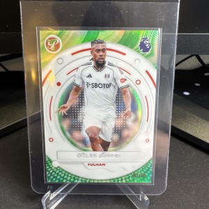 2025-26 Topps Pristine Premier League Fulham Alex Iwobi 1/10 Green for sale on Ebay