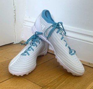 adidas Parley Football Boots Astro Soles White/Blue For The Oceans Size 7 for sale on Ebay