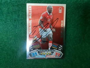 ISHMAEL MILLER - NOTTM FOREST Signed EFL Attax 11/12 STAR Football Trade Card  for sale on Ebay