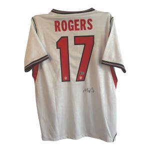 Morgan Rogers Signed Shirt ACG Authentication England Jersey Auto Chelsea Villa for sale on Ebay