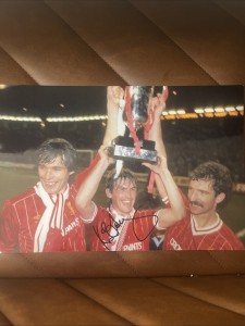 Liverpool FC Daldlish, Souness And Hansen 1984 Signed By Kenny Dalglish for sale on Ebay