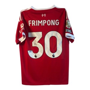Jeremie Frimpong Signed Shirt ACG Authentication Proof Liverpool 25/26 Auto for sale on Ebay