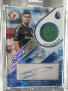 TOPPS Pristine Emiliano Martinez Auto /75 Aston Villa  2026 for sale on Ebay