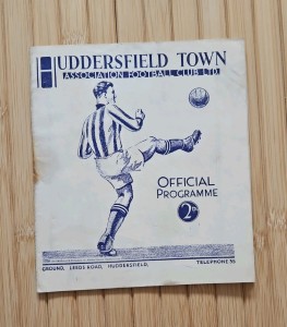 Huddersfield Town V Blackpool 1937 Programme for sale on Ebay
