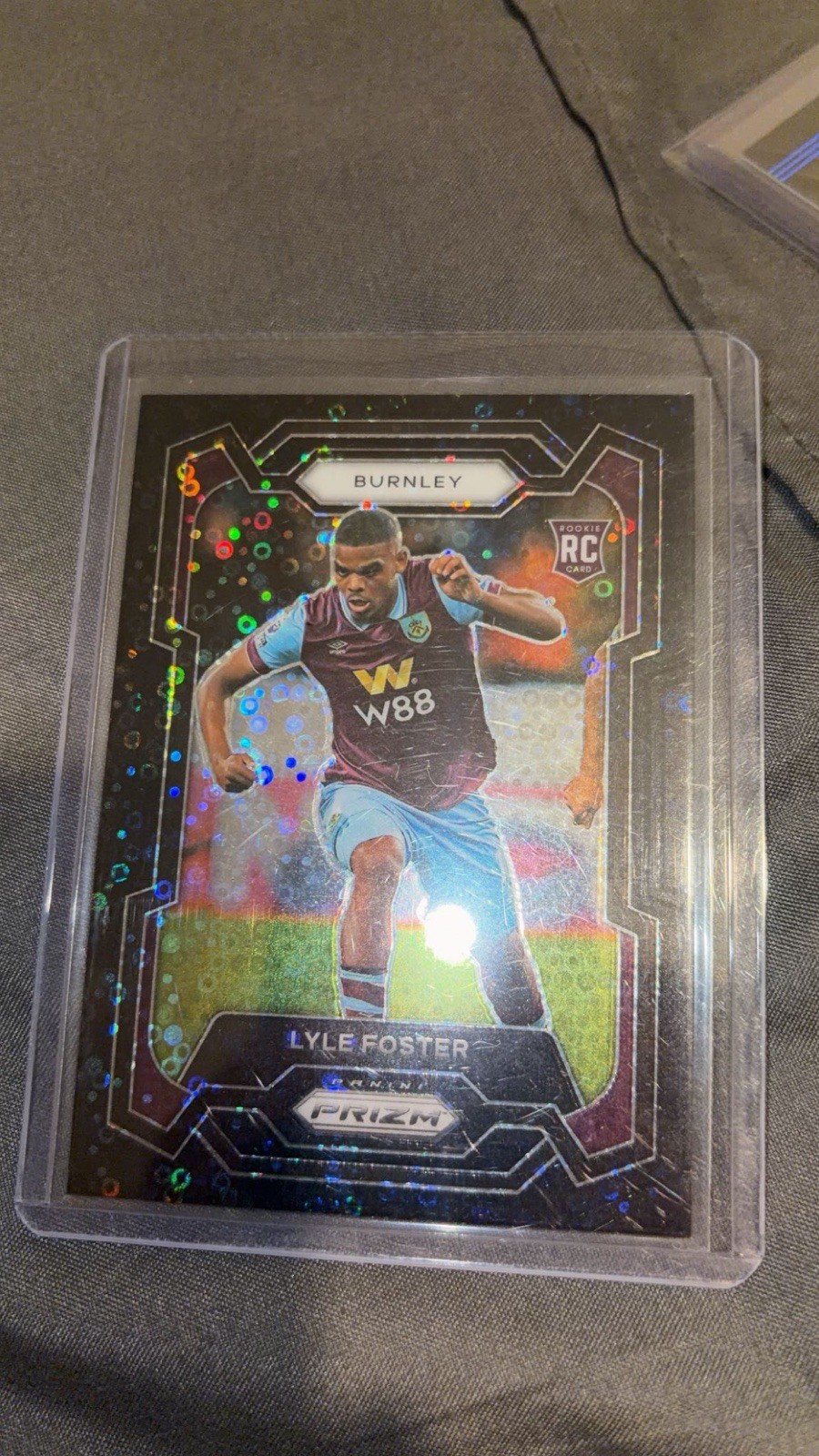 Panini Prizm Premier League Lyle Foster Black Prizm 1/1 (RC) Burnley  for sale on Ebay