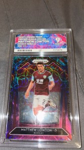 2020-21 Panini Prizm Premier League Matthew Lowton Nebula Prizm 1/1 Burnley for sale on Ebay