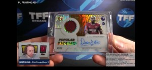 El Hadji Malick Diouf RC West Ham  /50 Patch Auto Topps Pristine Prem 2026 for sale on Ebay
