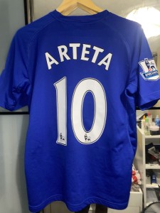 Everton FC 2010/2011 Home Football Shirt Mikel Arteta for sale on Ebay