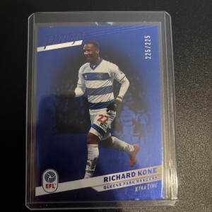 Panini Prestige EFL Queens Park Rangers (QPR) Richard Kone 225/225 BOOKEND for sale on Ebay