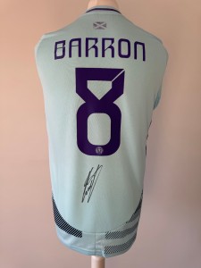 Signed CONNOR BARRON Shirt- Scotland- EXACT PROOF/COA - Rangers for sale on Ebay