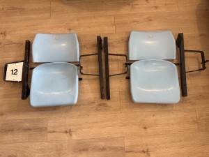 Coventry City FC Original Highfield Road Stadium Seats Pair & Original Brackets for sale on Ebay