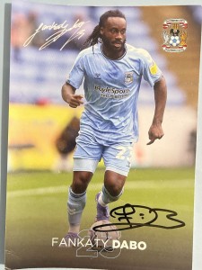 Fankaty Dabo- Coventry City Fc Signed Official Photo Card for sale on Ebay