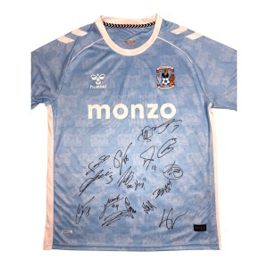 Signed COVENTRY CITY 25/26 Champions Shirt by 16-PROOF/COA- Sakamoto Lampard for sale on Ebay