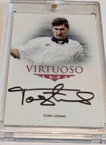 Tony Adams Autographed Futera Unique Virtuoso Trading Card 04/04 | AVR07 for sale on Ebay