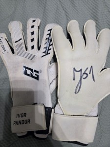 Signed Ivor Pandur Goalkeeper Gloves Hull City 2025 2026 Promotion Season for sale on Ebay