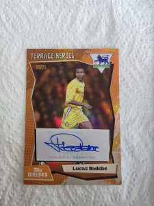 Lucas Radebe Autograph Leeds United Topps Decades 03/25 Plus More for sale on Ebay