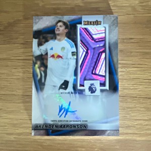 Topps Premier League Merlin 2026 Brenden Aaronson Leeds Utd Match Ball Auto for sale on Ebay