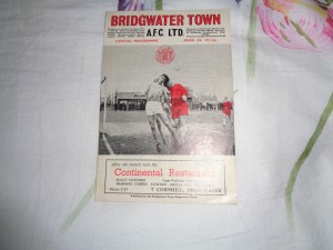 BRIDGWATER TOWN V BRISTOL CITY COLTS/20/12/1970 for sale on Ebay
