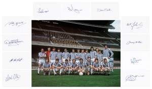 *BID FROM JUST 99p* HAND SIGNED RANGERS 1972 PRESENTATION ECWC x 11 SIGS for sale on Ebay