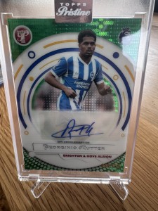 2026 Topps Pristine Premier League Georginio Rutter Auto /150 Brighton for sale on Ebay