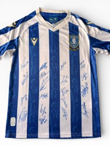 Signed SHEFFIELD WEDNESDAY Shirt by 19 - PROOF/COA- McNeil Cooper Palmer Valery for sale on Ebay