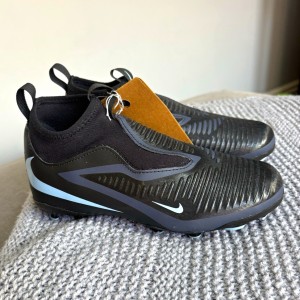 Nike Phantom Dynamic Fit Football Boots Moulded Studs Black/Grey/Blue Size 2 for sale on Ebay