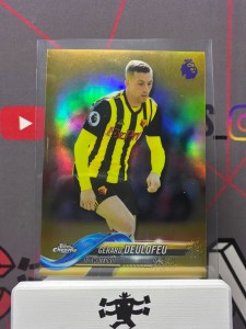 2018-19 topps chrome premier league Gerard Deulofeu gold /50 Watford for sale on Ebay
