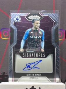 2021-22 panini prizm Matty Cash signatures auto Aston Villa for sale on Ebay