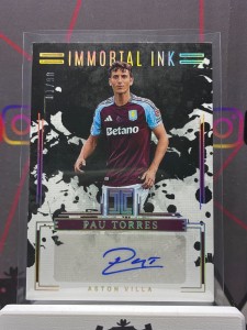 2024-25 panini impeccable Pau Torres immortal ink gold /10 Aston Villa for sale on Ebay