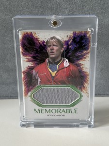 Peter Schmeichel FUTERA UNBREAKABLE 2026 Match Worn Patch /09 Villa United  for sale on Ebay