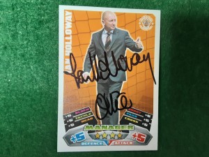 IAN HOLLOWAY - BLACKPOOL Signed EFL Attax 11/12 MANAGER Football Trading Card  for sale on Ebay