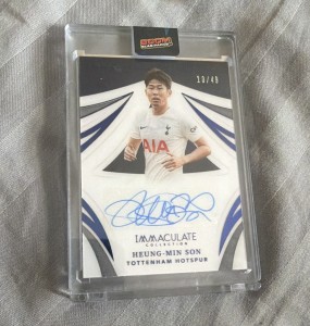 Panini Immaculate Collection Heung-Min Son Tottenham IA-HMS Auto 10/49 for sale on Ebay
